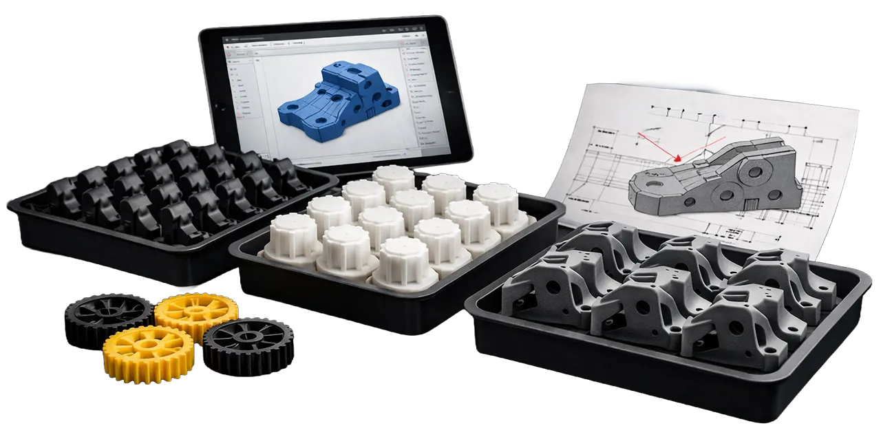 Lotti di produzioni agili con stampa 3d